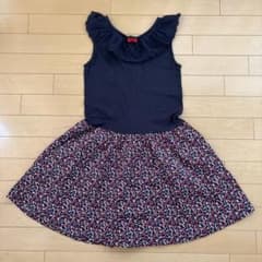 HusHusH ノースリーブ ワンピース 花柄 150のサムネイル