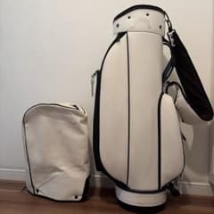 JONES GOLF RIDER キャディバッグ ホワイト×ネイビー - メルカリ