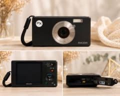 RICOH PX 防水 デジカメ ブラック 動作未確認 電池なし ジャンク