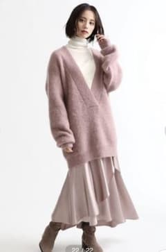 FRAY I.D モヘア Vネックニットプルオーバーのサムネイル