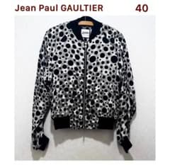 Jean Paul GAULTIER ジャンポールゴルチエ ドット柄ブルゾン - メルカリ