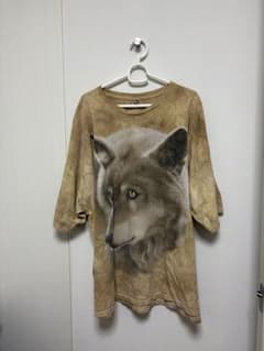 Gildan ウルフプリント Tシャツ 3XLのサムネイル