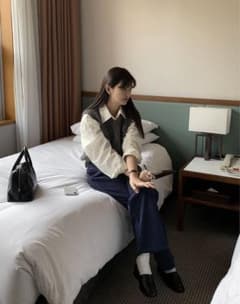 ローレンハイ　パレン起毛コーデュロイワイドパンツのサムネイル