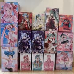 初音ミク 15個まとめ売り クロミ チロル 桜ミク AMP フィギュア ぬーど