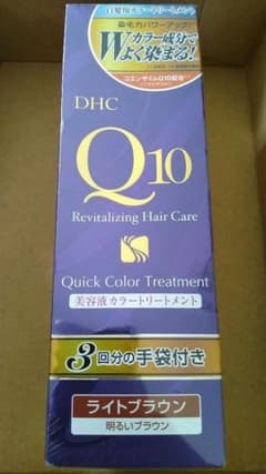 タイムセール!! 新品 DHC Q10クイックカラー美容液トリートメント 白髪用のサムネイル
