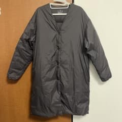 無印 ダウンコート チャコールグレー XS-Sのサムネイル