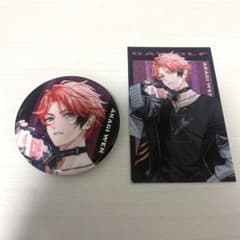 にじさんじ ぎゃうるふ 赤城ウェン ぎゃう 缶バッジ チェキ風カード にじさんじ ぎゃうるふ 赤城ウェン 缶バッジ トレカ - メルカリ