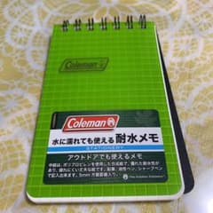 コールマン　耐水メモのサムネイル