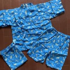 ❁⃘サマンサモスモス ラーゴム キッズ 甚平❁⃘のサムネイル
