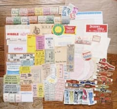 海外紙モノ Central チケット ヴィンテージ ジャンクジャーナル 蚤の市