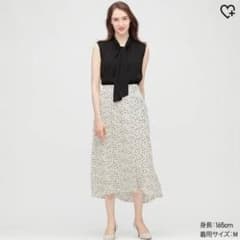 UNIQLO ダルメシアン柄フレアスカートのサムネイル