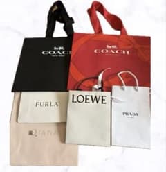 ブランドショッパーまとめ売り☆COACH FURLA LOEWE PRADAのサムネイル