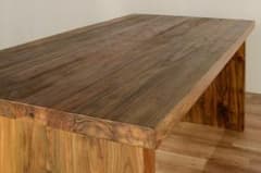 KAJA オールドチーク ダイニングテーブル 2本脚 (W180) - メルカリ