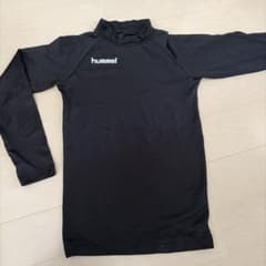 hummel ヒュンメル キッズ アンダーシャツ ブラック 140のサムネイル