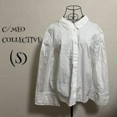 C/MEO COLLECTIVE/S/オフホワイト/長袖/ブラウス/コットン - メルカリ