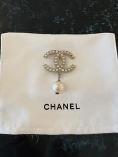 約15万超】 シャネル CHANEL バロックパール ラインストーンブローチ