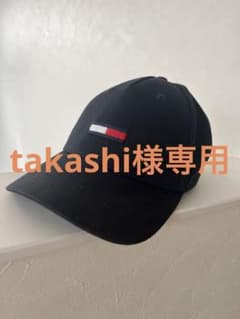 takashi様専用TOMMY JEANS ブラックベースボールキャップのサムネイル