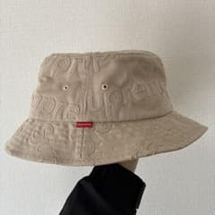supreme バケットハット ベージュ - メルカリ