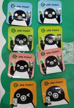 Suica　ペンギン　JRE POINT　ステッカーシールセット　４種類コンプ - 3
