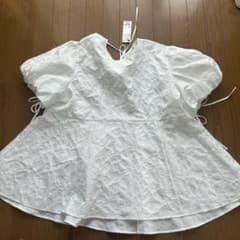 GU バルーンスリーブチュニック 3XL オフホワイトのサムネイル
