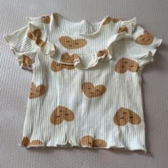ハート柄フリルTシャツ　SHEINのサムネイル