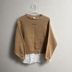 ZARA フェイクレイヤード スウェット トレーナーのサムネイル