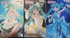 初音ミク BEPVクリオネ 白鳥 EmeraldGem フィギュア 3点セット