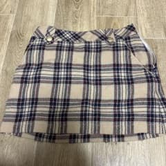 Jun and Rope チェック柄 ゴルフ用ミニスカートのサムネイル