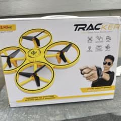 【新品】TRACKER ジェスチャー操作ドローン イエローのサムネイル