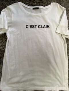C'EST CLAIR 半袖Tシャツ ホワイトのサムネイル