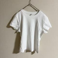 UNIQLO レディース 半袖Tシャツ ホワイト LミニTのサムネイル