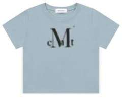 MÜCENT ロゴプリント Tシャツ 半袖ライトブルーのサムネイル