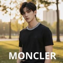 MONCLER Tシャツ トリコロール ラバーロゴ Mサイズ 美品 人気 - メルカリ