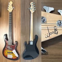 5弦ベース woofy basses Poodle5 Sunburst 初期型 5弦ベース woofy basses Poodle5 Sunburst 初期型 - メルカリ