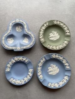 047WEDGWOOD ジャスパー プレート トレイ 4点セット　灰皿小物入れのサムネイル