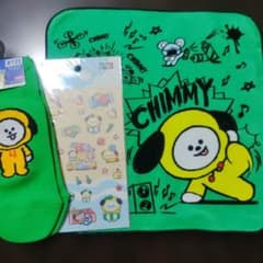 BT21 CHIMMY 미니타월 양말 스티커 세트