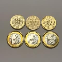 シンガポール 1ドル硬貨 6枚セット - メルカリ
