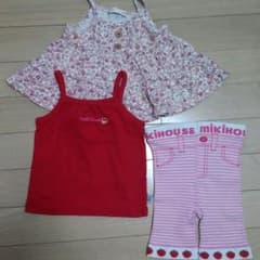 キャミ2枚＆スパッツ　サイズ90のサムネイル