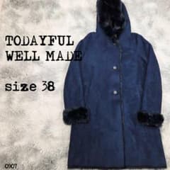 Todayful Well Made 美品 フード付ロングコート 38 0907 - メルカリ