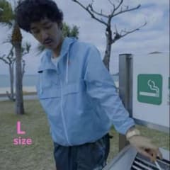 ☆K-WAY☆ナイロンジャケット Remake1975☆Lサイズ☆水色☆上杉柊平 ☆K-WAY☆ナイロンジャケット Remake1975☆Lサイズ☆水色☆上杉柊平
