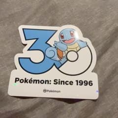 韓国 ポケモン 30周年ロゴ ステッカー ゼニガメ - メルカリ