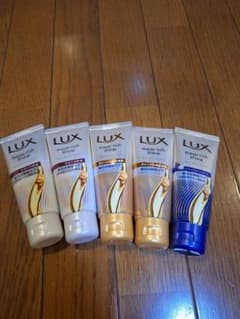 試供品LUX スーパーリッチシャイン チューブトリートメント 70g 5本セットのサムネイル