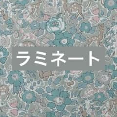 LIBERTYリバティ☆check&stripeラミネート☆ウッドランドベッツィ