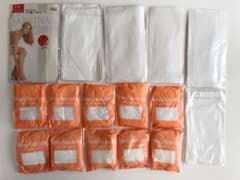 レモール　グンゼ　白ストッキング16足 セットのサムネイル