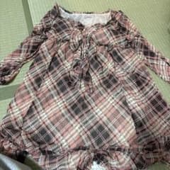 ピンク チェック柄 ワンピースのサムネイル