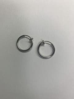 フープピアス シルバーのサムネイル