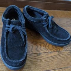 足袋 レースアップ シューズ 黒 メンズ 42 26-27㎝ ローファー