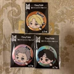 TinyTAN 잠 썰매 엑스트라 캔 배지 3종 세트