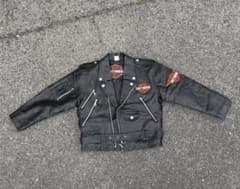【Harley-Davidson 】レザージャケット　ワッペン付きのサムネイル