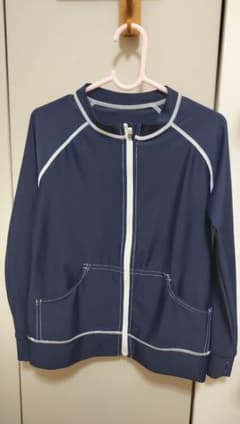 ネイビー ジップアップ ラッシュガードのサムネイル